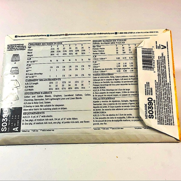 New Simplicity and McCall’s Sewing Patterns - Picture 3 of 8